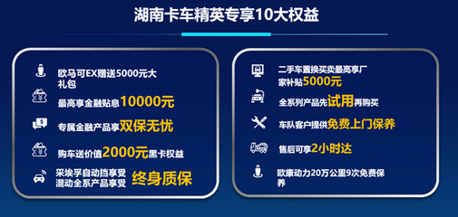 福田汽車發(fā)布湖南‘地產(chǎn)車’政策，助推綠色物流高效運(yùn)行